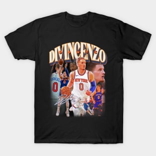 Donte DiVincenzo New York Basketball Vintage Bootleg Graphic Style T-Shirt